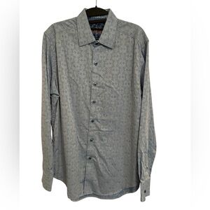 Light Blue Robert Graham Button Down Long Sleeve Shirt